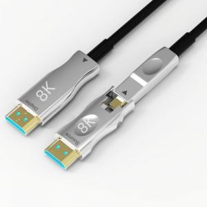 HDMI 2.1 type A to D detachable engineering fiber cable 2.1 version of 8K60Hz HD hybrid fiber cable