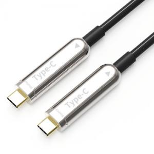 USB C to C Fiber Cable support 4K*2K@60Hz 21.6Gbps audio and video synchronous cable 