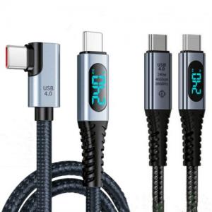 USB4.0 Type c to c cable with Digital display